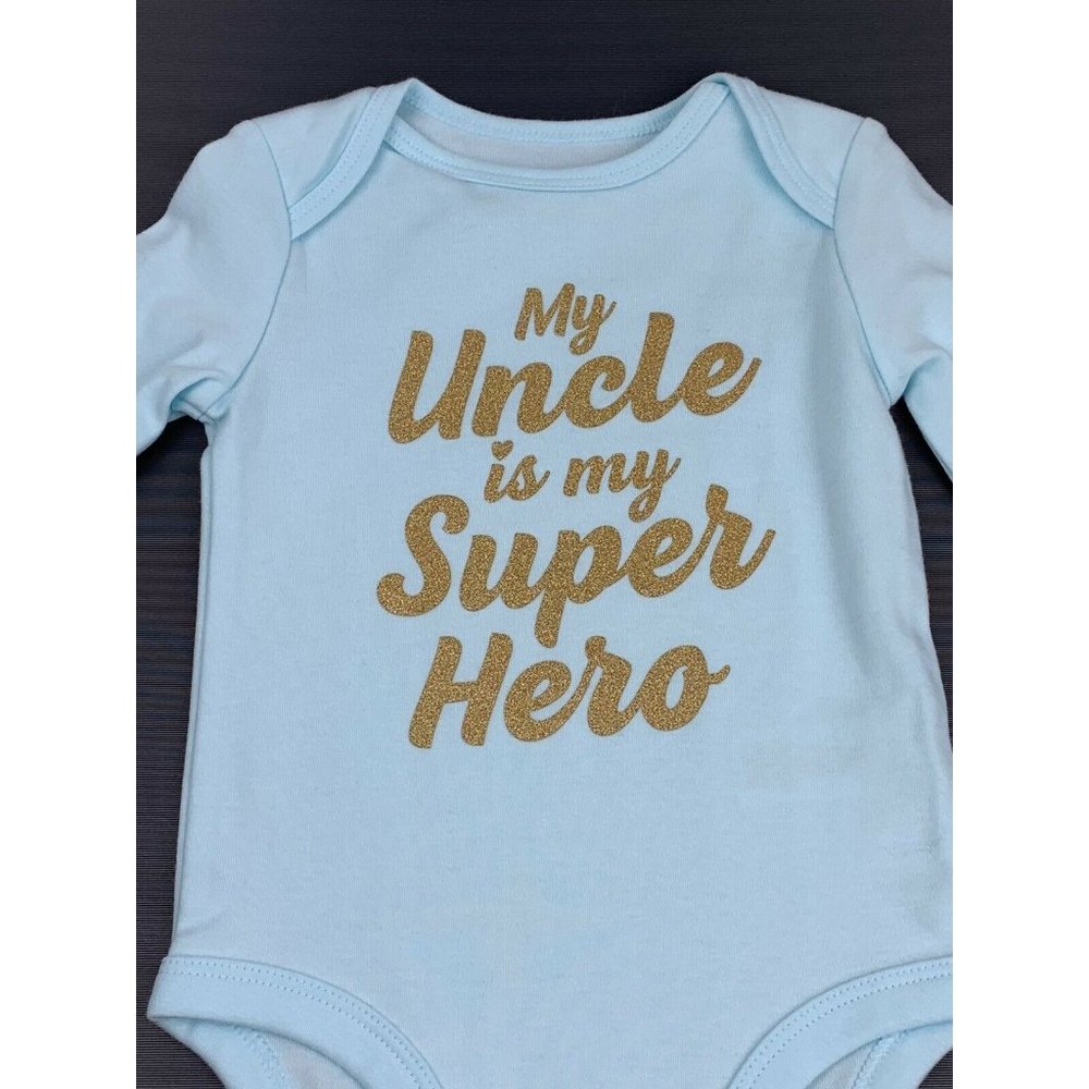 Carter's Baby Long Sleeve 6 Months Turquoise Bodys